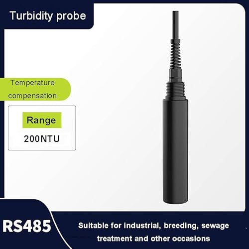 Online-Trübungsdetektor MLSS Schlammkonzentrationsmessgerät Wasserqualität Trübungssensor Schwebstoffdetektor-Sender, mit guter Linearität(200NTU) von OUTFYT