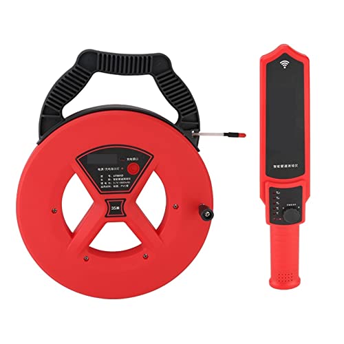 Pipeline Blockage Tester Wall PVC Iron Pipe Blockage Detector Diagnostic Tool Scanner Klempner Instrument,Präzises Scannen(661D(35m)) von OUTFYT