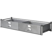 Modul 2 Halbschubladen - 1200 x 400 x H. 190 mm 12 kg Outifrance von OUTIFRANCE