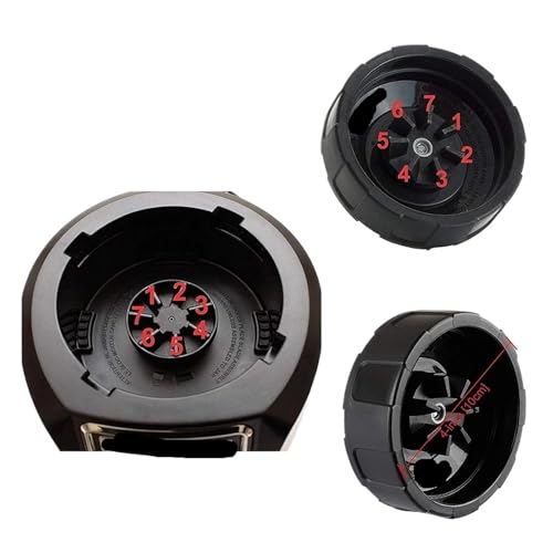 OUTIFUOTPP A01V-Deckel und 32OZ-Becher 7-Flossen-Klinge, kompatibel mit Ninja Auto IQ 1000W Mixer-Ersatzteilen BL482 von OUTIFUOTPP