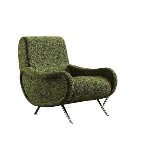 OUTIFUOTPP Armlehne Wohnzimmer Balkon Schlafzimmer Frosted Velvet Casual Single Sofa Chair von OUTIFUOTPP