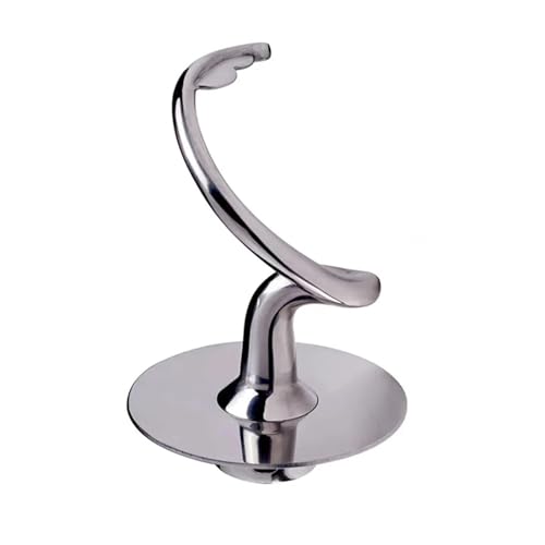 OUTIFUOTPP B58B-Spiral-Knethaken aus Edelstahl, kompatibel mit KitchenAid-Küchenmaschinenteilen, passend for 4,5–5 QT Rührschüssel, Küchenmaschinen kippbarem Kopf von OUTIFUOTPP