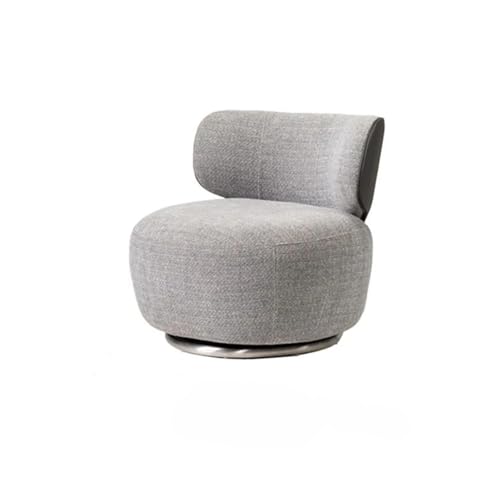 OUTIFUOTPP Einzeldrehstuhl Faul Freizeit Sofa Wohnzimmer Balkon Schlafzimmer Sitz(Rotatable-Grey) von OUTIFUOTPP