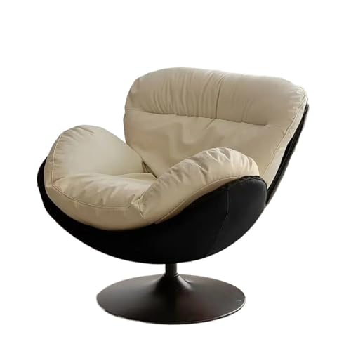 OUTIFUOTPP Einzelner drehbarer Sofasessel, gepolstert, 360° drehbar, for Wohnzimmer, Schlafzimmer, Balkon und Büro(A) von OUTIFUOTPP