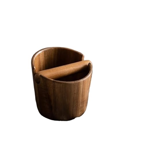 OUTIFUOTPP Kaffee-Abklopfbehälter aus Holz, kompatibel mit Espressomaschinen-Abklopfbehälter, geeignet for Kaffeebars OUTIFUOTPP Kaffee-Abklopfbehälter aus Holz, kompatibel mit Espressomaschinen-Abklopfbehälter, geeignet for Kaffeebars von OUTIFUOTPP