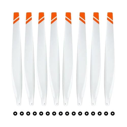 OUTIFUOTPP Kompatibel mit 5413/5415 T20P/T40/T50 Serie Agras Drohnenteil, Propeller aus Kohlefaser-Kunststoff-Mix CW CCW Drohne(Set of 8pcs L5415) von OUTIFUOTPP