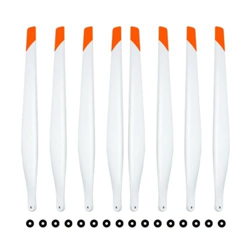 OUTIFUOTPP Kompatibel mit 5413/5415 T20P/T40/T50 Serie Agras Drohnenteil, Propeller aus Kohlefaser-Kunststoff-Mix CW CCW Drohne(Set of 8pcs U5413) von OUTIFUOTPP
