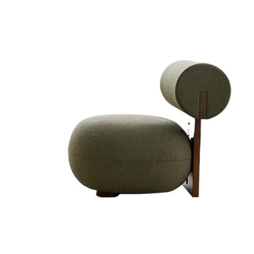 OUTIFUOTPP Massivholz Einzel Sofa Stuhl licht Luxus Wohnzimmer einfache plüsch Freizeit(Green) von OUTIFUOTPP