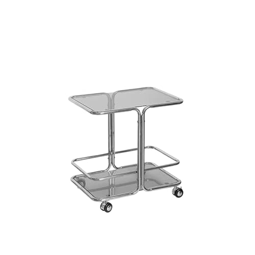 OUTIFUOTPP Rollbarer Beistelltisch, Sofa-Akzent und Organizer, platzsparende Möbel(Style-2) von OUTIFUOTPP