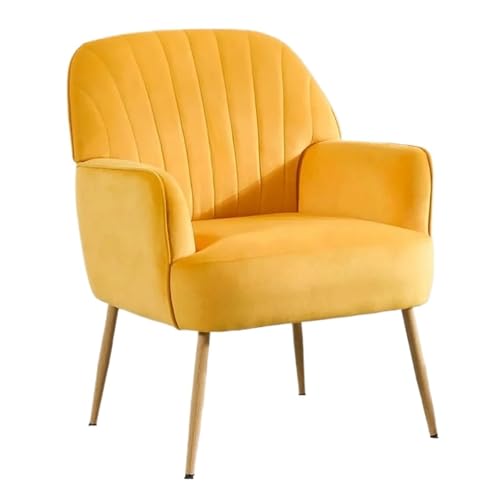 OUTIFUOTPP Samt-Schalensessel, gepolstertes Einzelsofa fürs Wohnzimmer, Sessel von OUTIFUOTPP