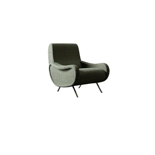 OUTIFUOTPP Sofa Freizeit Einzelstuhl B & Wohnzimmer Balkon Armlehne(Cyan) von OUTIFUOTPP