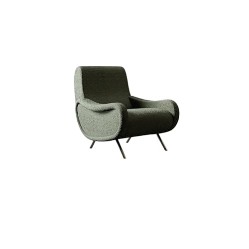 OUTIFUOTPP Sofa Freizeit Einzelstuhl B & Wohnzimmer Balkon Armlehne(Cyan) von OUTIFUOTPP