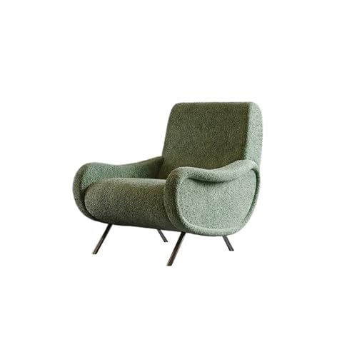 OUTIFUOTPP Sofa Stuhl Einzel Designer homestay Wohnzimmer Balkon Freizeit Schlafzimmer Sessel(Cyan) von OUTIFUOTPP