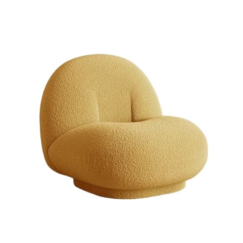 OUTIFUOTPP Sofa Stuhl Lamm Wolle Stoff Schlafzimmer Einzel Lounge Hause Balkone Freizeit Stühle(Th Timing Function) von OUTIFUOTPP
