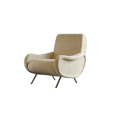 OUTIFUOTPP Sofa Stuhl einzelbett Wohnzimmer Balkon Freizeit Schlafzimmer Sessel(Apricot) von OUTIFUOTPP