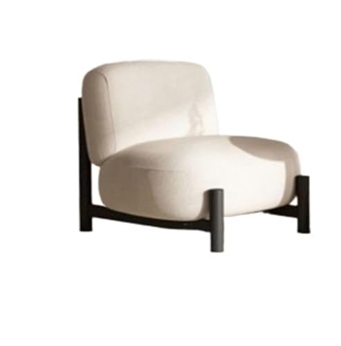 OUTIFUOTPP Stilvolles Wohnzimmer mit Einzelsofa und Sessel(White) von OUTIFUOTPP