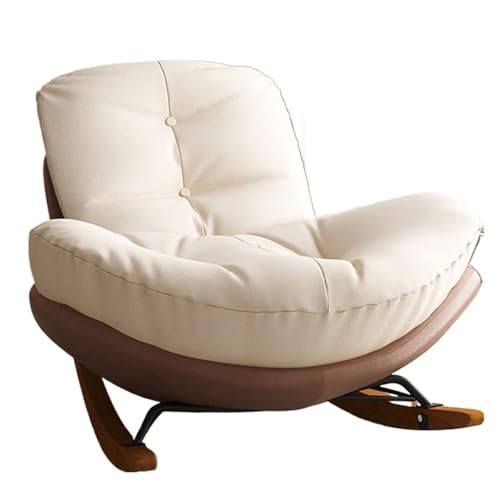 OUTIFUOTPP Wohnzimmer Balkon Sofa Schaukelstuhl Freizeit Liege(Yellow-Brown) von OUTIFUOTPP