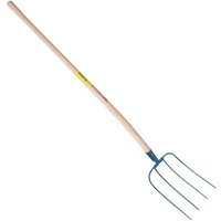 Breite, stabile Gabel mit 4 Zinken und Apfelgriff Outils Perrin von OUTILS PERRIN