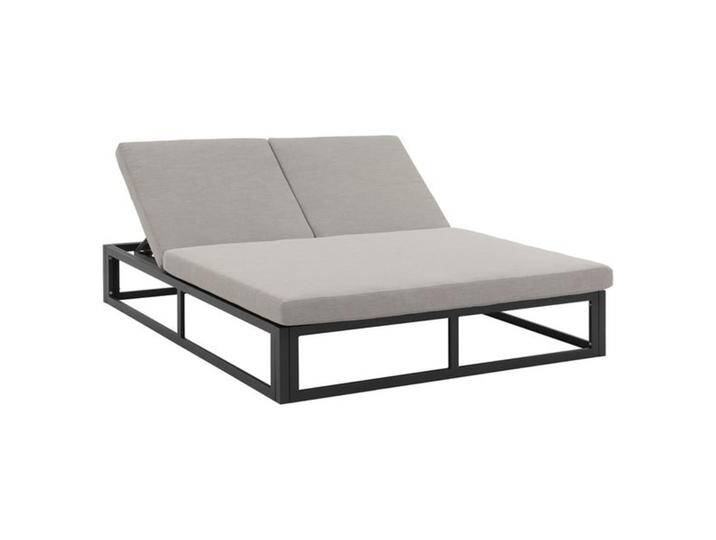 OUTLIV. Anzio Daybed verstellbar Aluminium/Polyester Dunkelgrau Hellgrau von OUTLIV