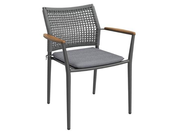 OUTLIV. Aruba Stapelsessel Aluminium/Rope Dunkelgrau von OUTLIV