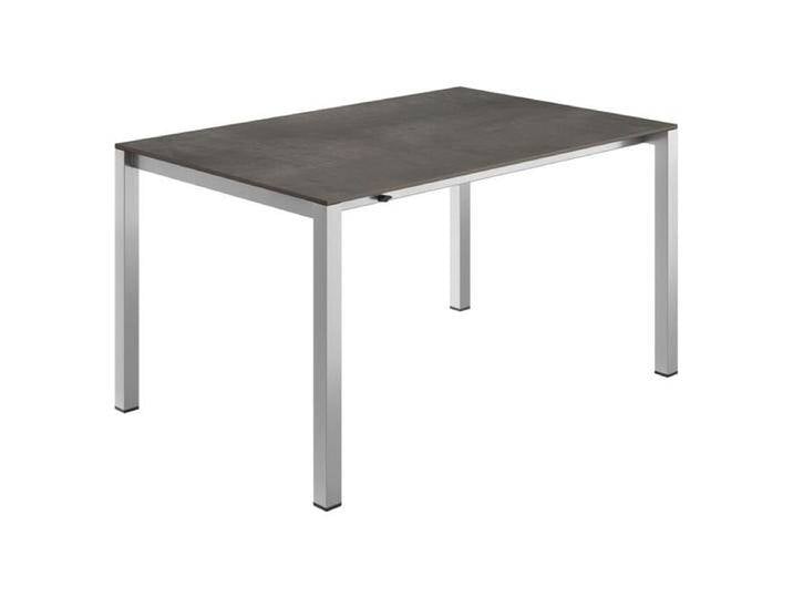 OUTLIV. Ausziehtisch 140/178,5/210x70cm Edelstahl/HPL Dunkelgrau Hellgrau von OUTLIV