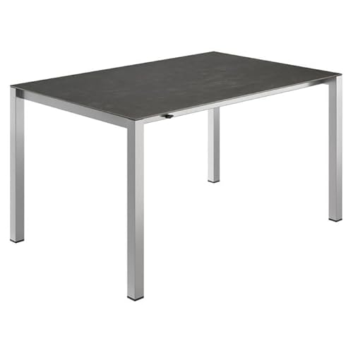 OUTLIV. Ausziehtisch Edelstahl-Gestell und Glasplatte mit Keramikbeschichtung, pflegeleicht, witterungsbeständig, 140-210x70x75 cm, Silber/Dunkelgrau OUTLIV. Ausziehtisch Edelstahl-Gestell und Glasplatte mit Keramikbeschichtung, pflegeleicht, witterungsbeständig, 140-210x70x75 cm, Silber/Dunkelgrau von OUTLIV