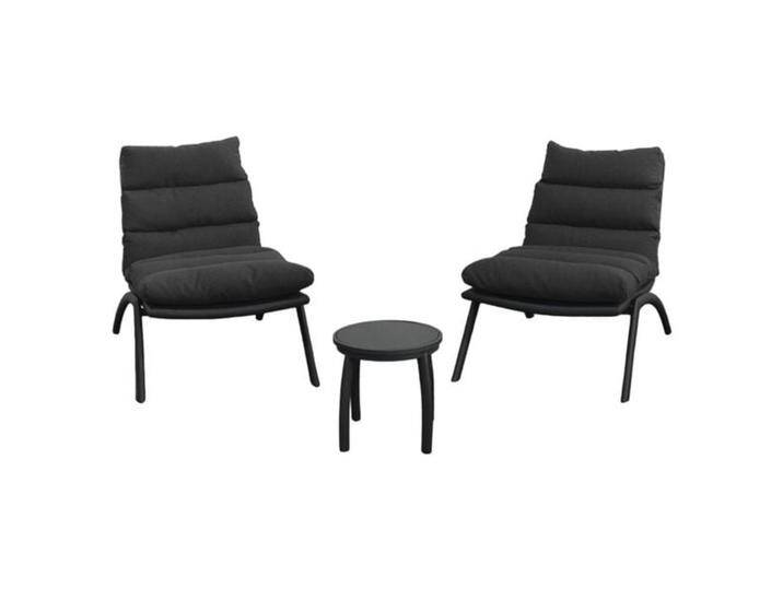 OUTLIV. Bess Loungeset inkl. Loungetisch Aluminium/Kunstfaser Schwarz Dunkelgrau OUTLIV. Bess Loungeset inkl. Loungetisch Aluminium/Kunstfaser Schwarz Dunkelgrau von OUTLIV