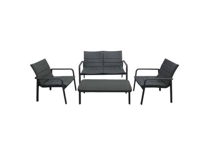 OUTLIV. Fontana Loungeset inkl. Loungetisch Aluminium/Mischgewebe Dunkelgrau Hellgrau OUTLIV. Fontana Loungeset inkl. Loungetisch Aluminium/Mischgewebe Dunkelgrau Hellgrau von OUTLIV