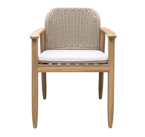 OUTLIV. Gartensessel Marie Akazie Teak-Look Rope Beige Creme FSC wetterfest UV-beständig inkl. Sitzkissen 59,5x62,5x86,5 cm OUTLIV. Gartensessel Marie Akazie Teak-Look Rope Beige Creme FSC wetterfest UV-beständig inkl. Sitzkissen 59,5x62,5x86,5 cm von OUTLIV