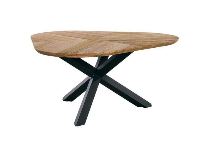 OUTLIV. Gartentisch 150x160cm Aluminium/Teak Natur von OUTLIV