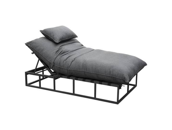 OUTLIV. Heaven High Gartenliege verstellbar Aluminium/Sunbrella Dunkelgrau von OUTLIV