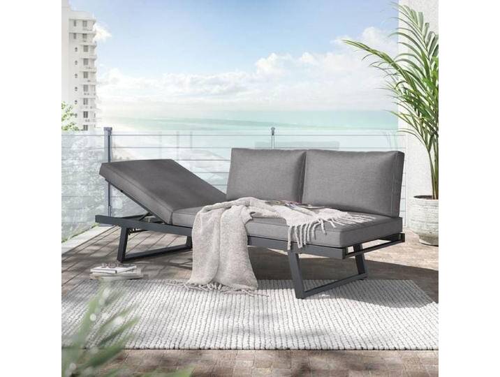 OUTLIV. Lucca Gartenloungesofa Aluminium/Olefin Dunkelgrau OUTLIV. Lucca Gartenloungesofa Aluminium/Olefin Dunkelgrau von OUTLIV
