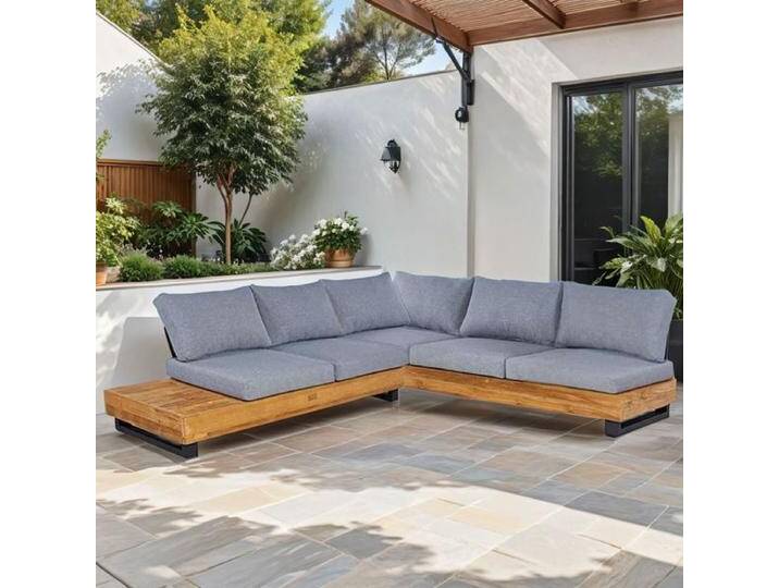 OUTLIV. Madrid Ecklounge Teak/Olefin Hellgrau OUTLIV. Madrid Ecklounge Teak/Olefin Hellgrau von OUTLIV