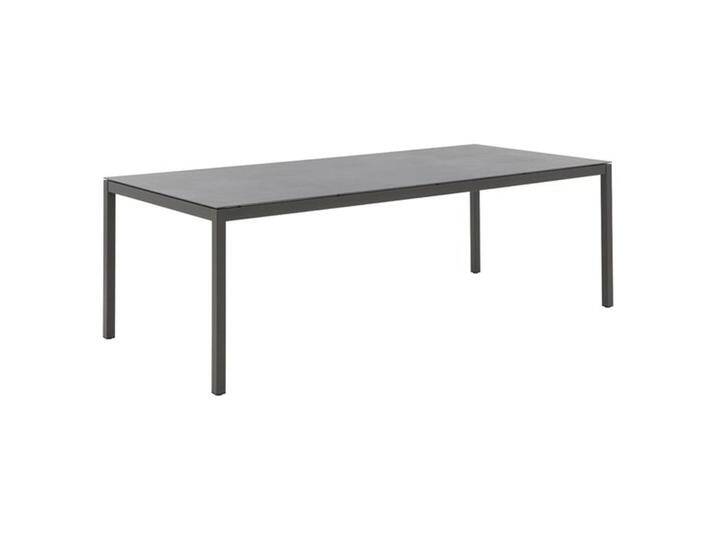 OUTLIV. Mia Gartentisch 220x100cm Aluminium/Keramik Dunkelgrau von OUTLIV