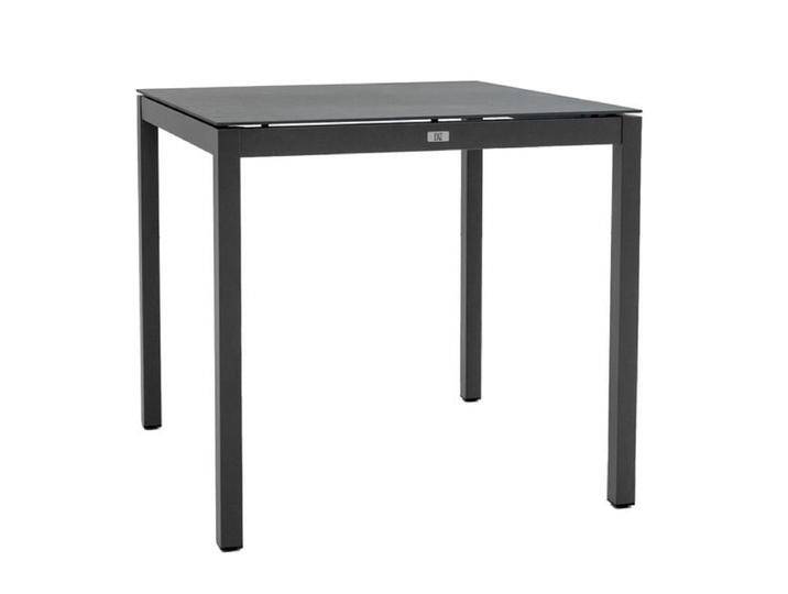 OUTLIV. Mia Gartentisch 80x80cm Aluminium/Keramik Dunkelgrau von OUTLIV