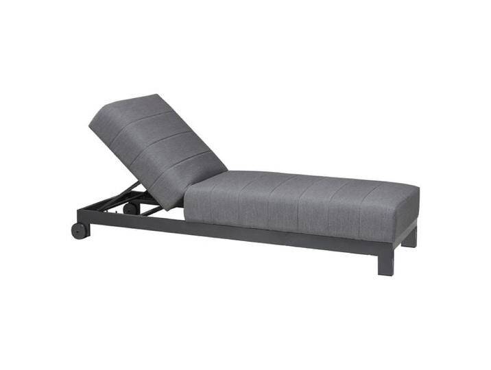 OUTLIV. Miami Gartenliege verstellbar Aluminium/Sunbrella Hellgrau von OUTLIV