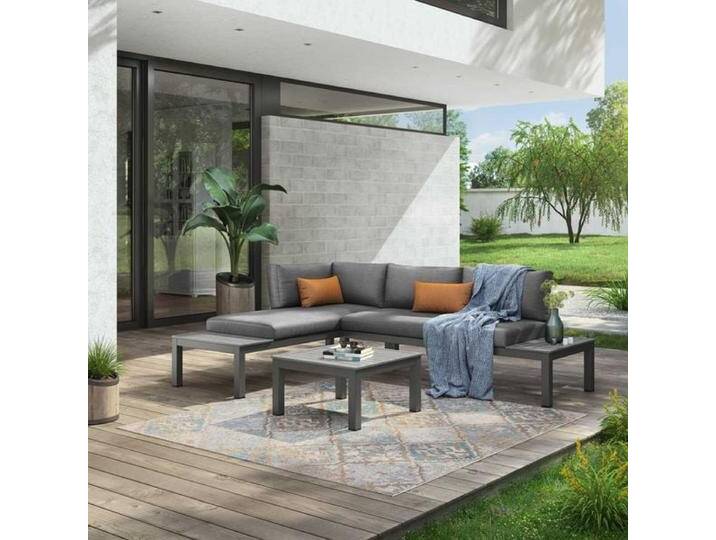 OUTLIV. Morsum Modulare Ecklounge inkl. Loungetisch Aluminium/Spunpolyester Dunkelgrau OUTLIV. Morsum Modulare Ecklounge inkl. Loungetisch Aluminium/Spunpolyester Dunkelgrau von OUTLIV