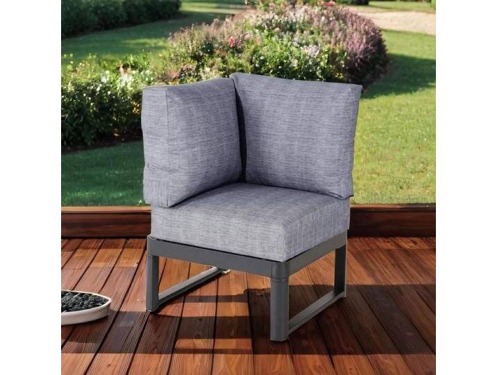 OUTLIV. Pandora Eck-/Endmodul Aluminium/Polyester Dunkelgrau OUTLIV. Pandora Eck-/Endmodul Aluminium/Polyester Dunkelgrau von OUTLIV