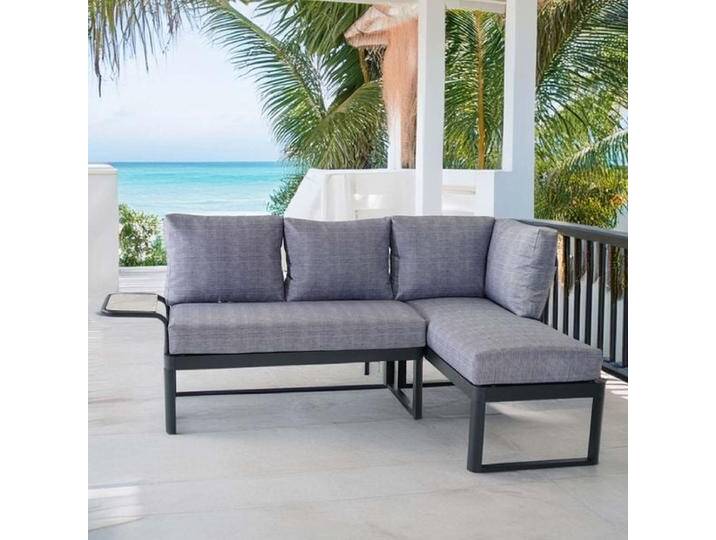 OUTLIV. Pandora Ecklounge Aluminium/Polyester Dunkelgrau OUTLIV. Pandora Ecklounge Aluminium/Polyester Dunkelgrau von OUTLIV
