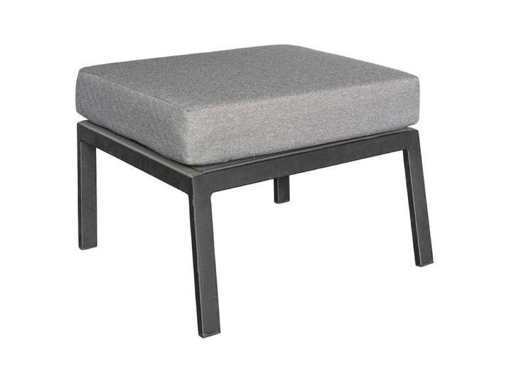 OUTLIV. Perth Loungehocker Aluminium/Kunstfaser Dunkelgrau Hellgrau von OUTLIV