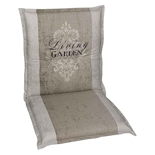 OUTLIV. Stapelsesselauflage aus Polyester, 100 cm x 50 cm x 7 cm, Blau, Sitzauflage für Gartenstuhl von OUTLIV