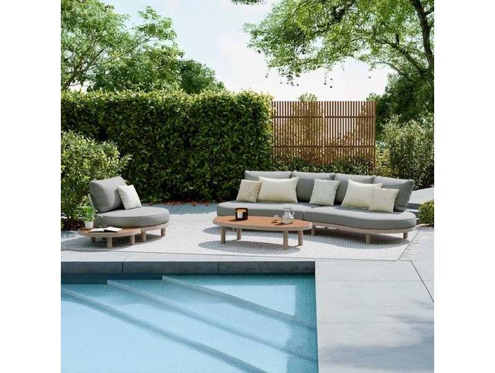 OUTLIV. Washington Loungeset inkl. Loungetisch Aluminium/Rope/Olefin Natur Braun von OUTLIV