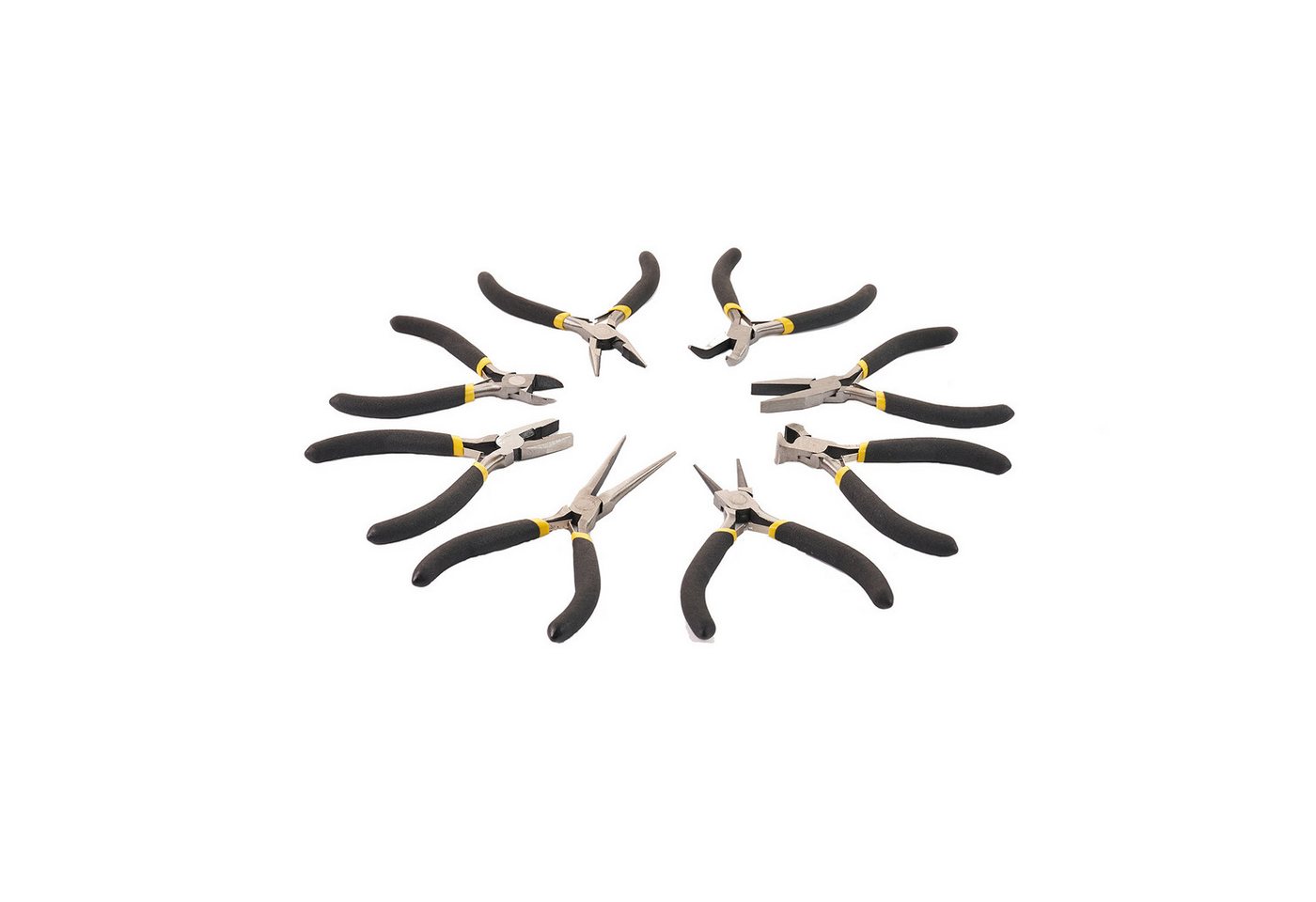 OUTMAX Bastelperlen 8 Arten von Metallzangen, Für die Schmuckherstellung, DIY-Handwerkzeug, (Set 8-tlg), Girlandendekoration,Schmuckverarbeitung von OUTMAX