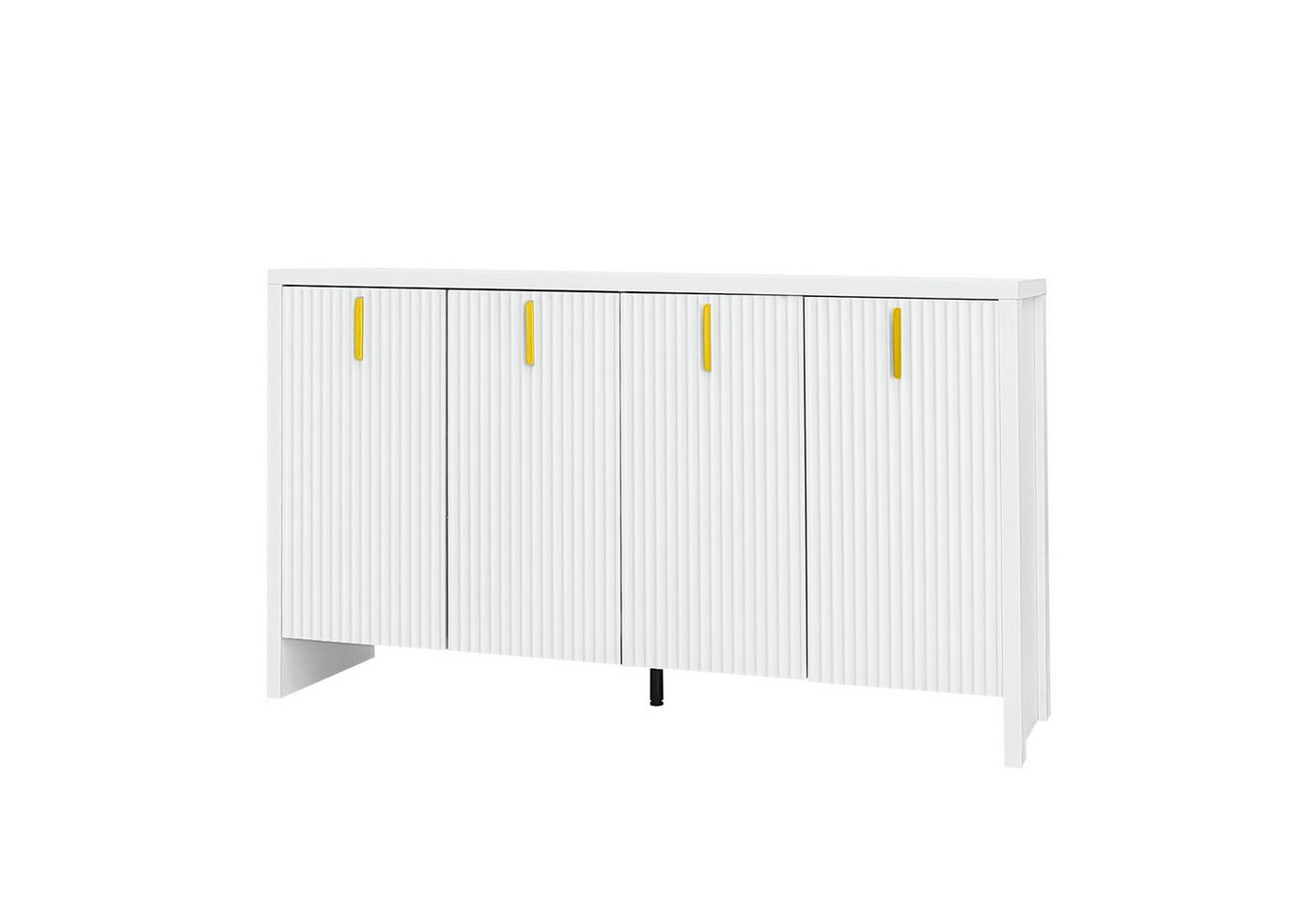 OUTMAX Sideboard Modernes Sideboard, mit goldenen Griffen und verstellbaren Trennwänden (Set, 1 St., Großer Stauraum, langlebiges und elegantes Aussehen), Länge 140 cm, Breite 80 cm, Höhe 38 cm von OUTMAX