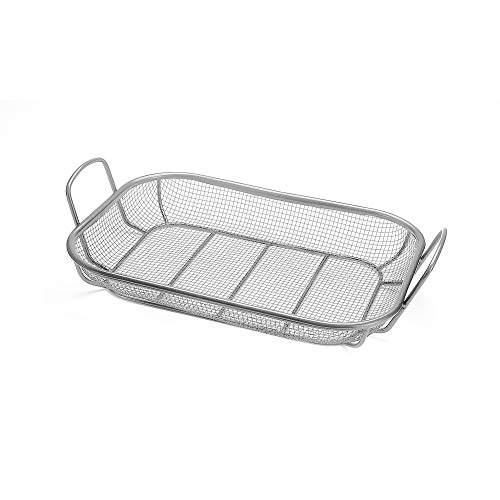 OUTSET Edelstahl Grillkorb Grillkorb Silber 76359 von OUTSET