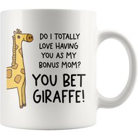 Bonus Mom Geschenk, Geschenk Für Muttertag, Sie Wetten Giraffe Becher, Weihnachtsgeschenk, Geburtstag von OUToftheBOXGiftShop