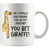 Mentor Geschenk, Sie Setzen Giraffe Becher, Geschenk Für Mentor, Danke Geschenkidee, Wertschätzung Frauen + Männer von OUToftheBOXGiftShop