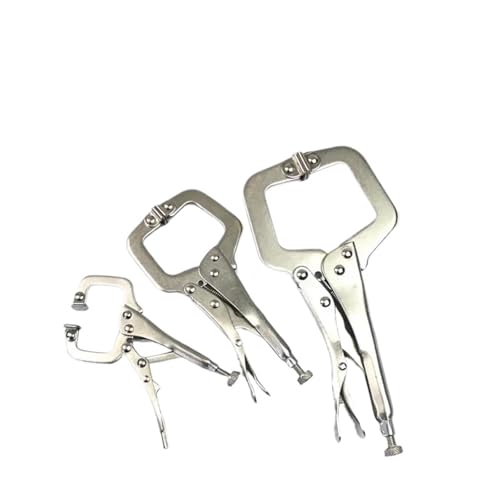 C-Klemme, 5/6,5/9/11 Zoll C-Klemme Schweißklammer Holzarbeiten Fix Zange Pad Legierter Stahl Handwerkzeug(5 Inch) von OUUOYSD