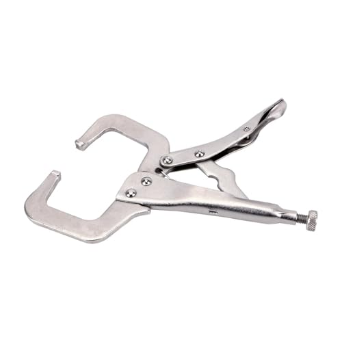C-Klemme, Pad Holz Arbeit Grip Schraubstock Lock Backe Swivel Fix Zange C Klemme Schweiß Clip Holzarbeiten Tong(Fixed Head) von OUUOYSD