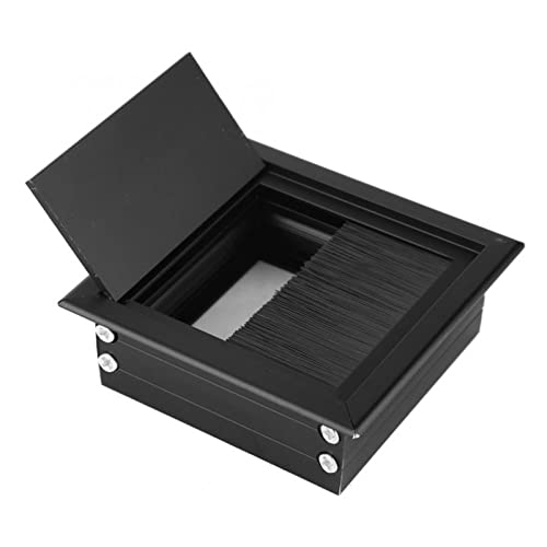 OUUOYSD Metall-Kabeldurchführung, 2 stücke Tisch Schreibtisch Rechteck Aluminium Legierung Draht Kabel Tülle Loch Abdeckung mit Pinsel Schreibtisch Tisch Tülle OUUOYSD Metall-Kabeldurchführung, 2 stücke Tisch Schreibtisch Rechteck Aluminium Legierung Draht Kabel Tülle Loch Abdeckung mit Pinsel Schreibtisch Tisch Tülle von OUUOYSD